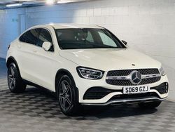 White Used 2019 Mercedes GLC220 AMG line Coupe | £19,989 (Good price)
