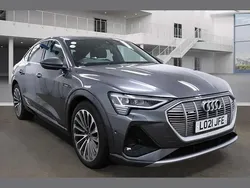 Grey Used 2021 Audi e-tron Sportback S-Line SUV | £27,900 (A bit pricey)
