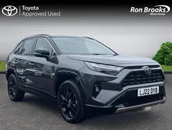Grey/black Used 2022 Toyota RAV4 Hybrid SUV | £30,850 (Fair price)