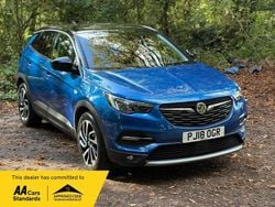 Blue Used 2018 Vauxhall Grandland X Elite SUV | £8,895 (Good price)