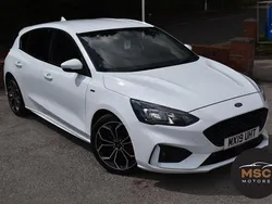 White Used 2019 Ford Focus ST-Line X Hatchback | £10,995 (Fair price)