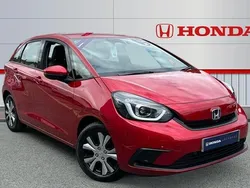 Crystal red Used 2021 Honda Jazz Hybrid Hatchback | £13,027 (Fair price)
