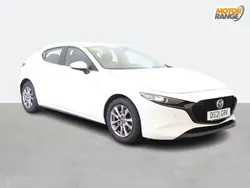 White Used 2021 Mazda 3 Hatchback | £11,395 (Good price)