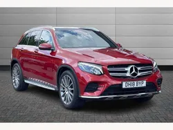 Red Used 2018 Mercedes GLC220 AMG line SUV | £24,050 (Expensive)