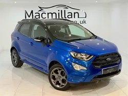 Blue Used 2019 Ford Ecosport ST-Line SUV | £9,995 (Fair price)