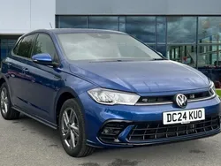 Blue Used 2024 VW Polo R-line Hatchback | £21,678 (Fair price)