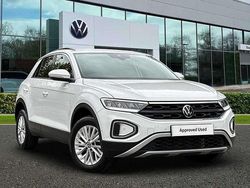 White Used 2023 VW T-Roc Life SUV | £19,793 (Fair price)