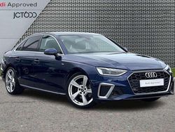 Blue Used 2022 Audi A4 S-Line Sedan | £22,030 (Fair price)
