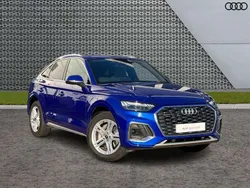 Blue Used 2024 Audi Q5 Sportback S-Line SUV | £45,999 (A bit pricey)