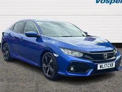 Blue Used 2017 Honda Civic SR Hatchback | £12,990 (Fair price)