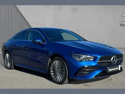 Blue Used 2024 Mercedes CLA250e AMG Line Premium Sedan | £29,780 (Fair price)