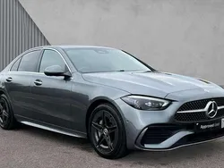 Grey Used 2024 Mercedes C300e AMG Line Premium Sedan | £36,250 (Good price)