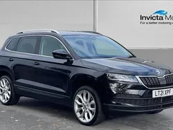 Black Used 2021 Skoda Karoq SUV | £22,000 (Fair price)