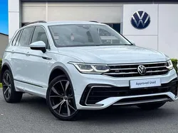 White Used 2023 VW Tiguan R-line SUV | £27,990 (A bit pricey)