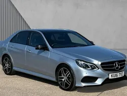 Diamond silver metallic Used 2016 Mercedes E350 Premium Sedan | £15,449