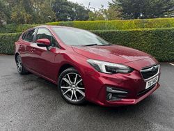 Red Used 2018 Subaru Impreza Hatchback | £11,990 (Fair price)