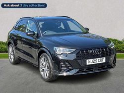 Black Used 2025 Audi Q3 Black Edition SUV | £35,602 (Fair price)