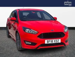 Red Used 2018 Ford Focus ST-Line Hatchback | £9,000 (Super price)