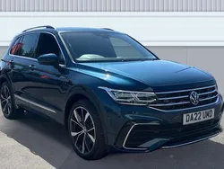 Blue Used 2022 VW Tiguan R-line SUV | £26,050 (Good price)