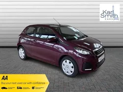 Mauve/purple Used 2018 Peugeot 108 Active Hatchback | £4,995 (Good price)