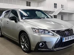 Silver Used 2018 Lexus CT200h Sport Line Hatchback | £9,450 (Expensive)