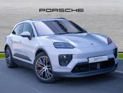 Ice grey metallic New 2025 Porsche Macan 4 Electric SUV | £69,850