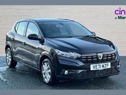 Black Used 2022 Dacia Sandero Comfort Hatchback | £10,319 (Good price)