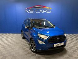 Blue Used 2018 Ford Ecosport ST-Line SUV | £8,149 (Fair price)