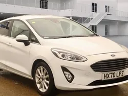 White Used 2020 Ford Fiesta Titanium Hatchback | £8,428 (Fair price)