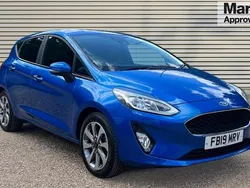 Blue Used 2019 Ford Fiesta Trend Hatchback | £9,906 (Fair price)