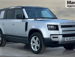 Silver Used 2020 Land Rover Defender First Edition SUV | £39,430 (Fair price)