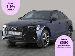 Blue Used 2022 Audi e-tron Black Edition SUV | £23,986 (Fair price)