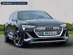 Black Used 2021 Audi e-tron Business SUV | £33,977 (Fair price)