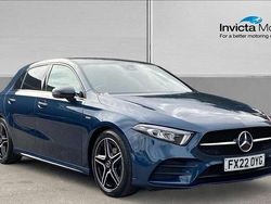 Blue Used 2022 Mercedes A180 Executive Hatchback | £20,900 (Fair price)