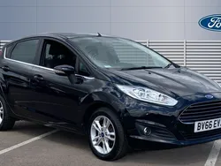 Black Used 2016 Ford Fiesta Zetec Hatchback | £5,899 (Fair price)