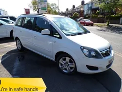 White Used 2013 Vauxhall Zafira MPV | £3,655 (A bit pricey)