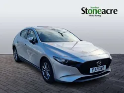 Silver Used 2021 Mazda 3 Hatchback | £17,390 (Fair price)