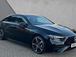 Cosmos black metallic Used 2025 Mercedes A35 AMG Premium Sedan | £37,480 (Expensive)