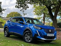 Blue Used 2021 Peugeot e-2008 Active Premium SUV | £10,995 (Fair price)