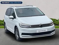 White Used 2024 VW Touran Match MPV | £36,466