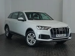 White Used 2022 Audi Q7 Sport SUV | £38,498 (Fair price)
