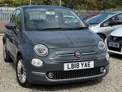 Grey Used 2018 Fiat 500 Lounge Hatchback | £4,799 (Super price)