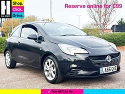 Black Used 2017 Vauxhall Corsa Hatchback | £2,990 (Super price)