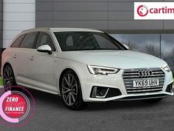White Used 2019 Audi A4 S-Line Estate | £17,015 (Good price)