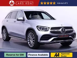 Silver Used 2022 Mercedes GLC220 AMG Line Premium Estate | £32,202 (Expensive)
