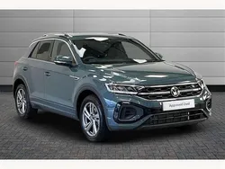 Petrol blue Used 2025 VW T-Roc R-line SUV | £28,990 (Fair price)
