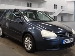 Blue Used 2007 VW Golf V Match Hatchback | £2,385 (Fair price)