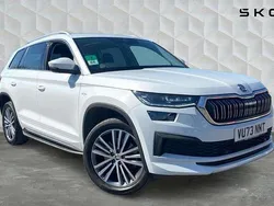 White Used 2023 Skoda Kodiaq LAURIN & KLEMENT SUV | £33,500 (Fair price)