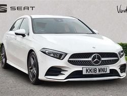 White Used 2018 Mercedes A200 AMG Line Premium Hatchback | £18,341 (Fair price)
