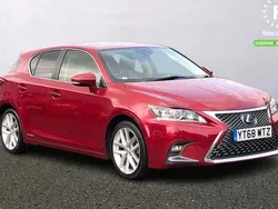 Red Used 2018 Lexus CT200h Luxury Line Hatchback | £13,599 (Fair price)
